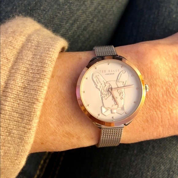 NWT Ted Baker French bulldog Boston Terrier watch - Picture 6 of 6